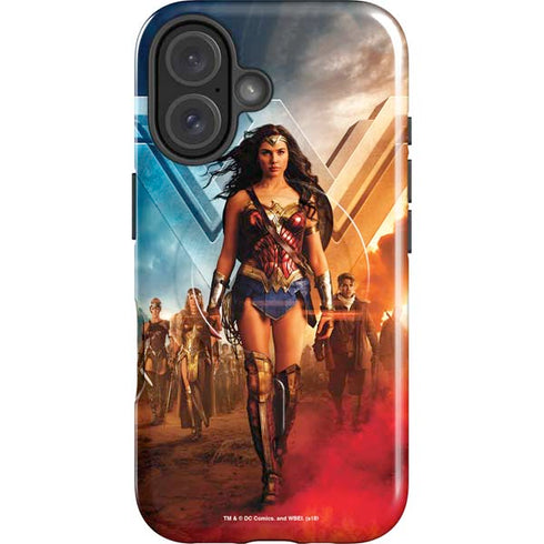 DC Comics Wonder Woman Main characters Poster iPhone 16 Plus Magsafe Impact Case